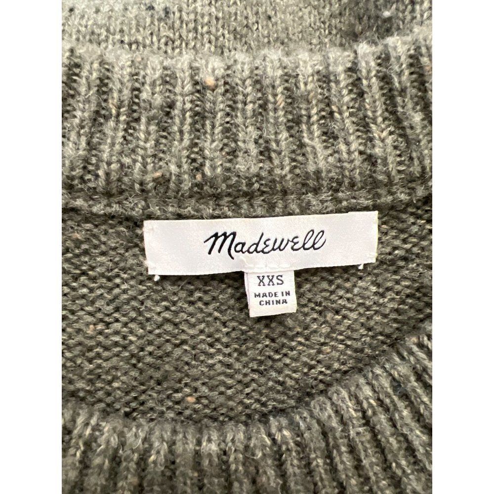 Madewell Donegal Button Sleeve Sweater Mini Dress Size XXS - Picture 10 of 11